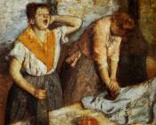 埃德加 德加 : 熨衣服的妇女